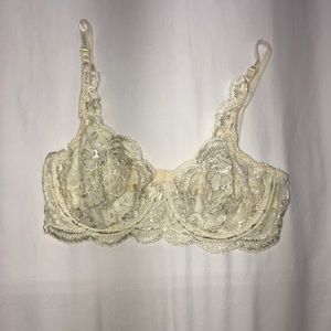 VINTAGE Silk & Lace Victoria’s Secret Bra Sz 34C